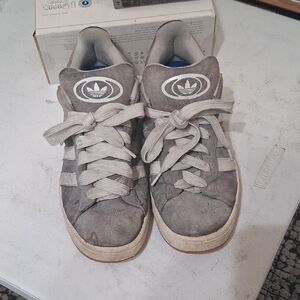 Adidas Mens Sz 12 Gray Sneakers